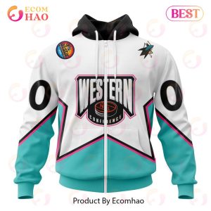 NHL San Jose Sharks All-Star Western Conference 3D Hoodie