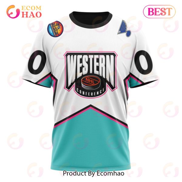 NHL St. Louis Blues All-Star Western Conference 3D Hoodie