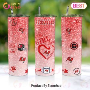 NFL Tampa Bay Buccaneers This Girl Love Football Skinny Tumbler