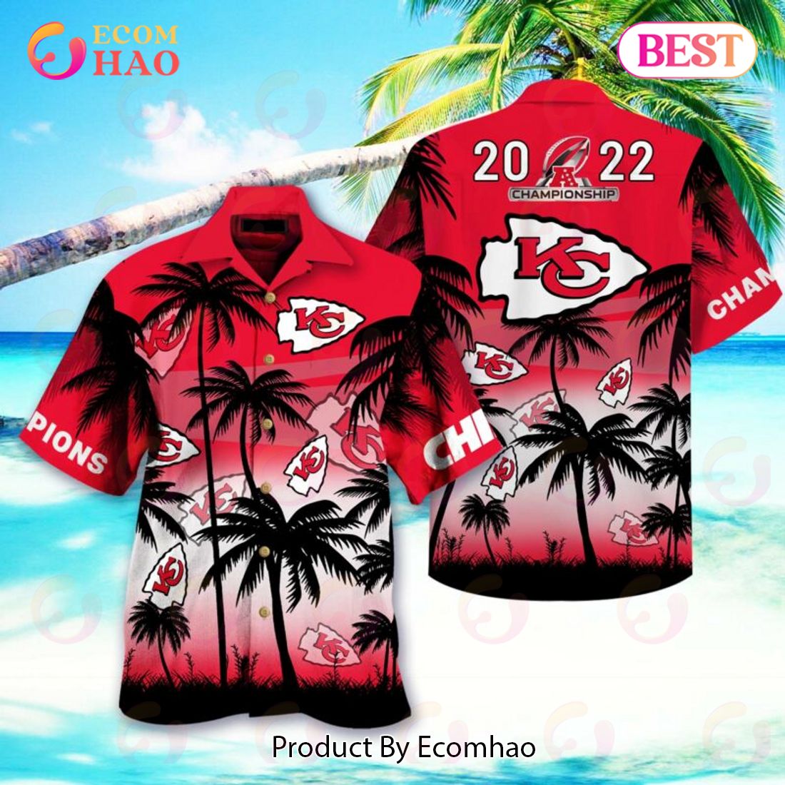 Kansas City Chiefs Women's Hawaiian Shirt - Limotees