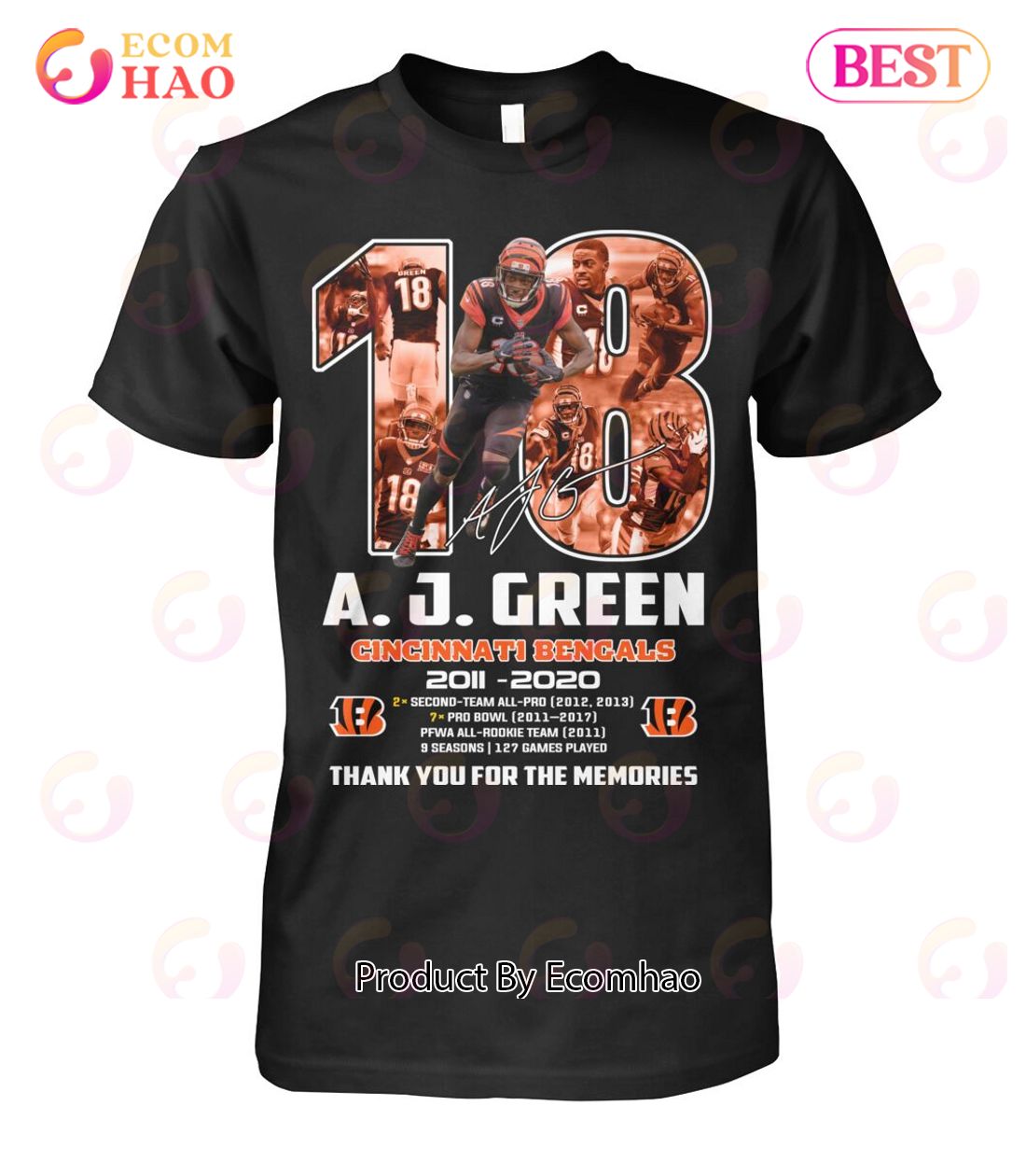 AJ Green Cincinnati Bengals Nike Player Pride Name & Number T-Shirt - Black