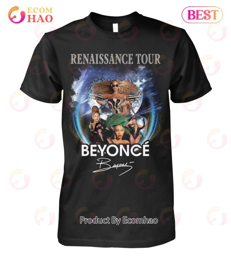 Renaissance Tour Beyonce Signature T-Shirt - Ecomhao Store