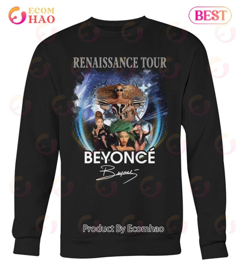 Renaissance Tour Beyonce Signature T-Shirt - Ecomhao Store