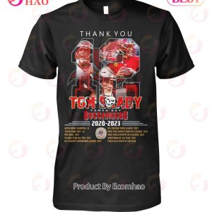 Thank You Tom Brady Tampa Bay Buccaneers 2020 – 2023 T-Shirt