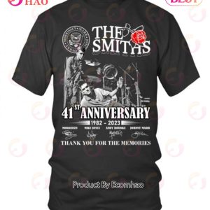 The Smiths 41st Anniversary 1982 – 2023 Thank You For The Memories T-Shirt