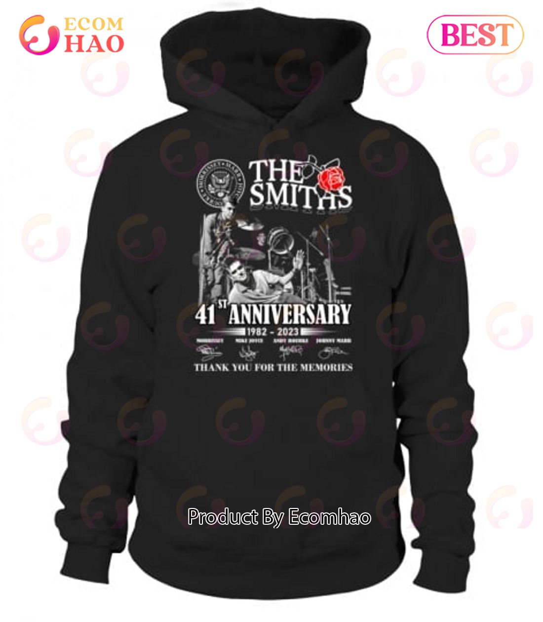 The Smiths 41st Anniversary 1982 – 2023 Thank You For The Memories T-Shirt