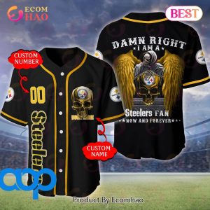 Pittsburgh Steelers NFL 3D Personalized Baseball Jersey