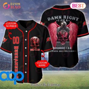 Tampa Bay Buccaneers NFL 3D Personalized Baseball Jersey