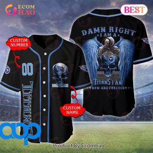 Tennessee Titans NFL 3D Personalized Baseball Jersey