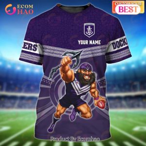Fremantle Dockers Personalized Name 3D T-Shirt