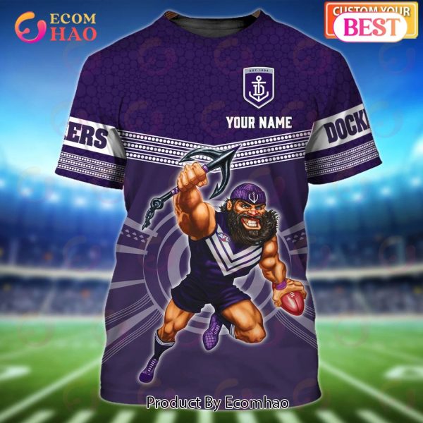 Fremantle Dockers Personalized Name 3D T-Shirt