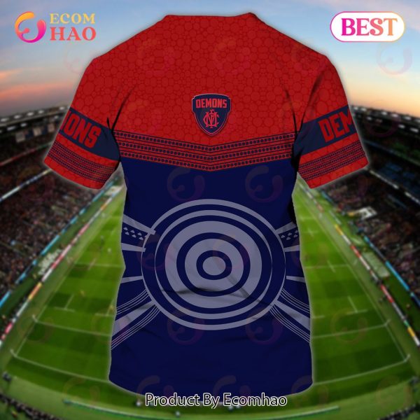 Melbourne Demons Personalized Name 3D T-Shirt