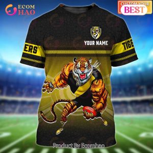Richmond Tigers Personalized Name 3D T-Shirt