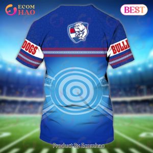 Western Bulldogs Personalized Name 3D T-Shirt