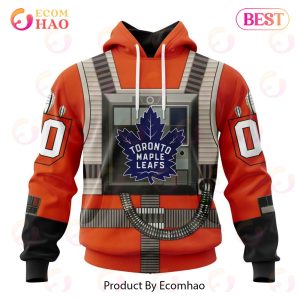 NHL Toronto Maple Leafs Star Wars Rebel Pilot Design 3D Hoodie