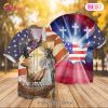 New 4th Of July Independence Day American Firefighter Eagle 3D Hawaiian Shirt, Aloha Shirt