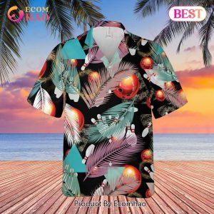 New Bowling Leaf Colorful Unisex 3D Hawaiian Shirt, Aloha Shirt