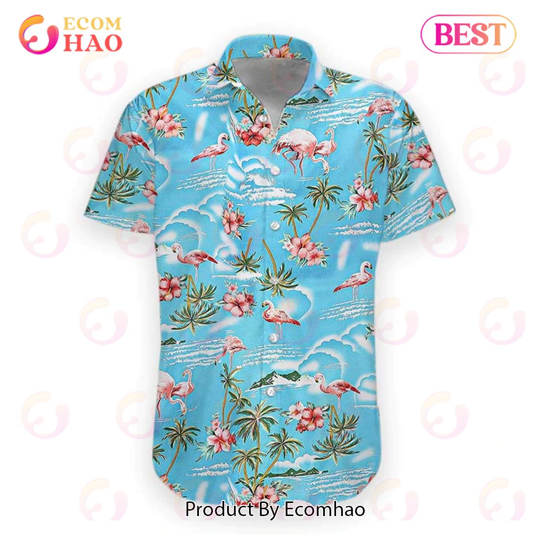 New Flamingo 3D Hawaiian Shirt, Aloha Shirt