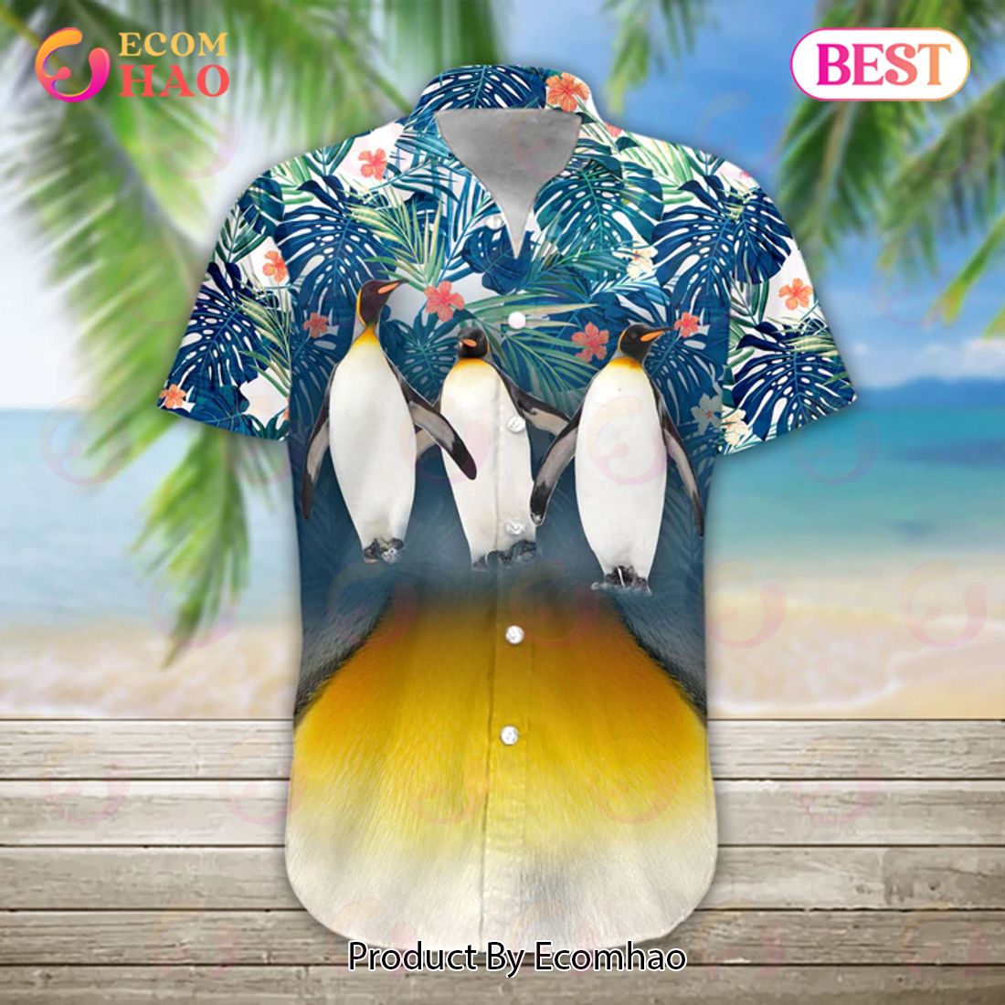 New Penguin 3D Hawaiian Shirt, Aloha Shirt