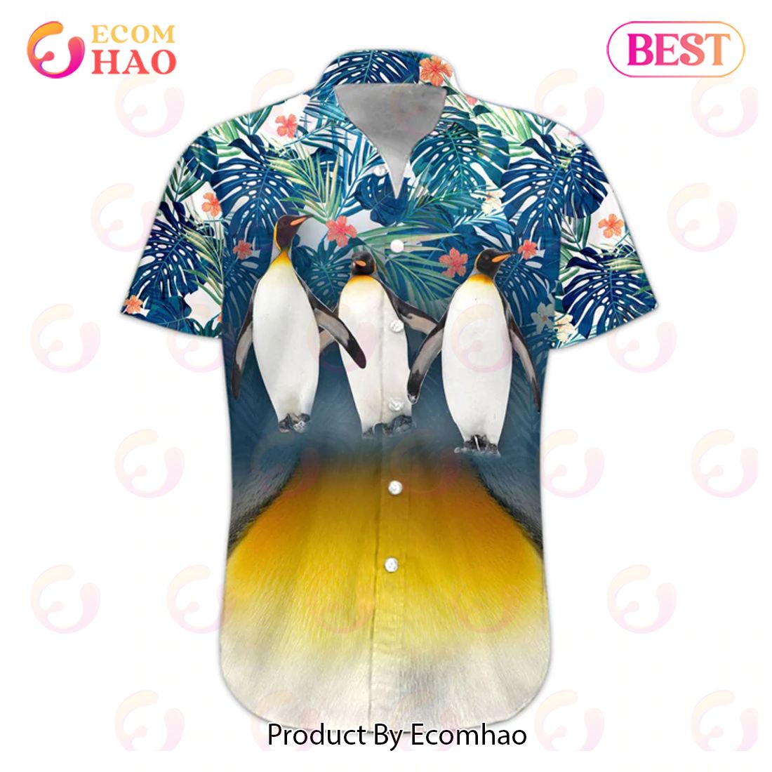 New Penguin 3D Hawaiian Shirt, Aloha Shirt