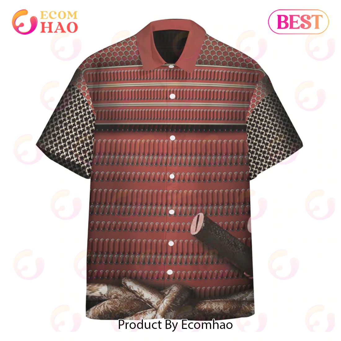 New Samurai Custom 3D Hawaiian Shirt, Aloha Shirt