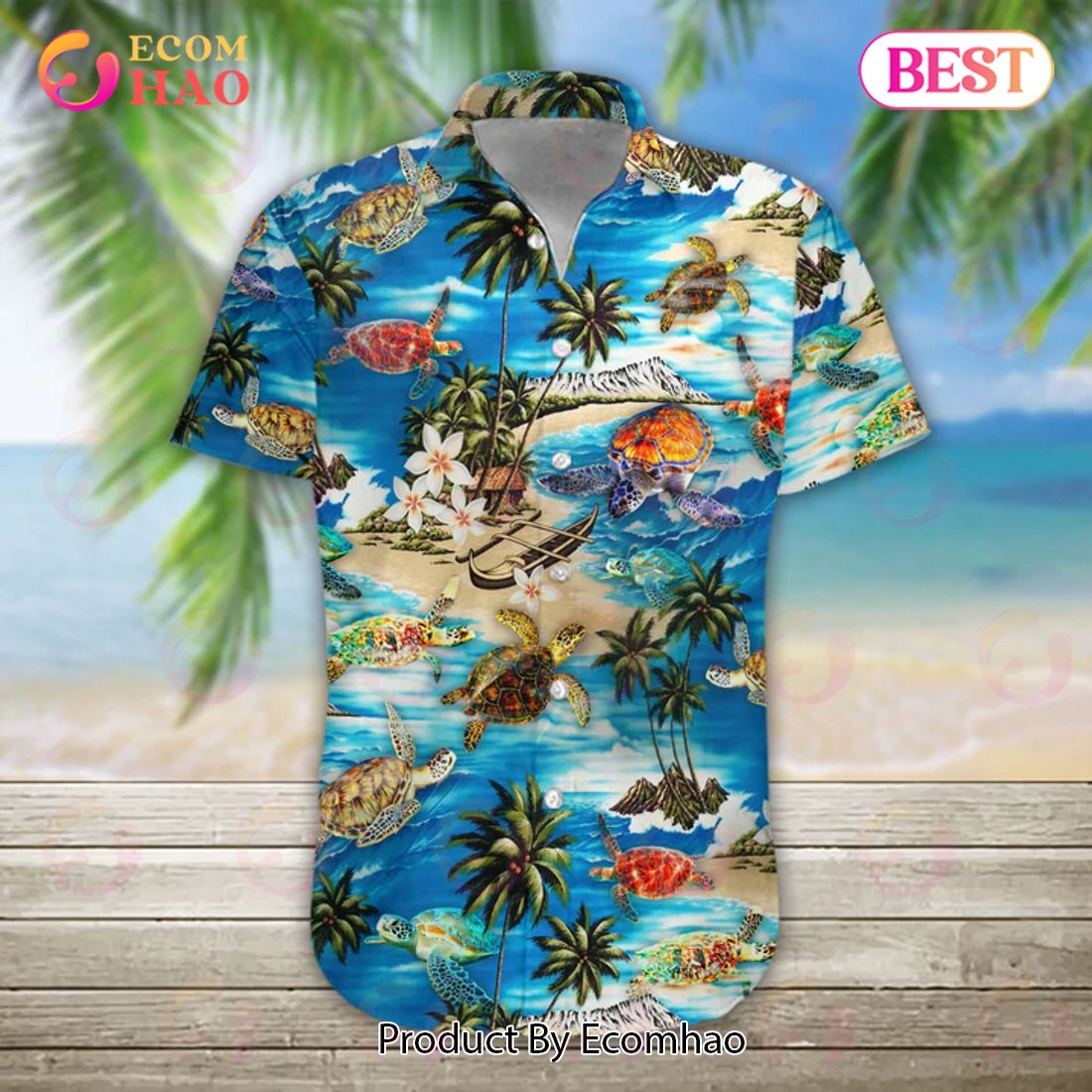 New Sea Turtle 3D Hawaiian Shirt, Aloha Shirt