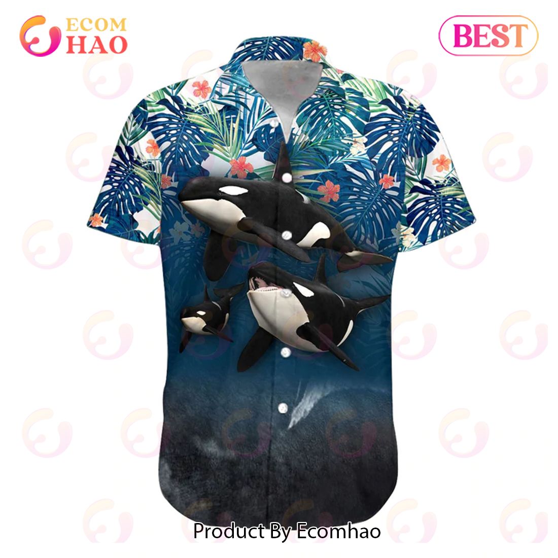 New Summer Whale 3D Hawaiian Shirt, Aloha Shirt