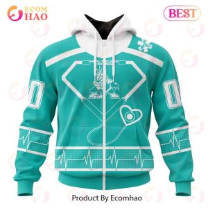NHL Arizona Coyotes Special Design Honoring Healthcare Heroes 3D Hoodie