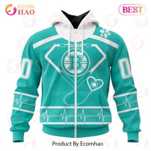 NHL Boston Bruins Special Design Honoring Healthcare Heroes 3D Hoodie