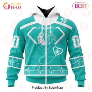 NHL Chicago Blackhawks Special Design Honoring Healthcare Heroes 3D Hoodie