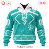 NHL San Jose Sharks Special Design Honoring Healthcare Heroes 3D Hoodie