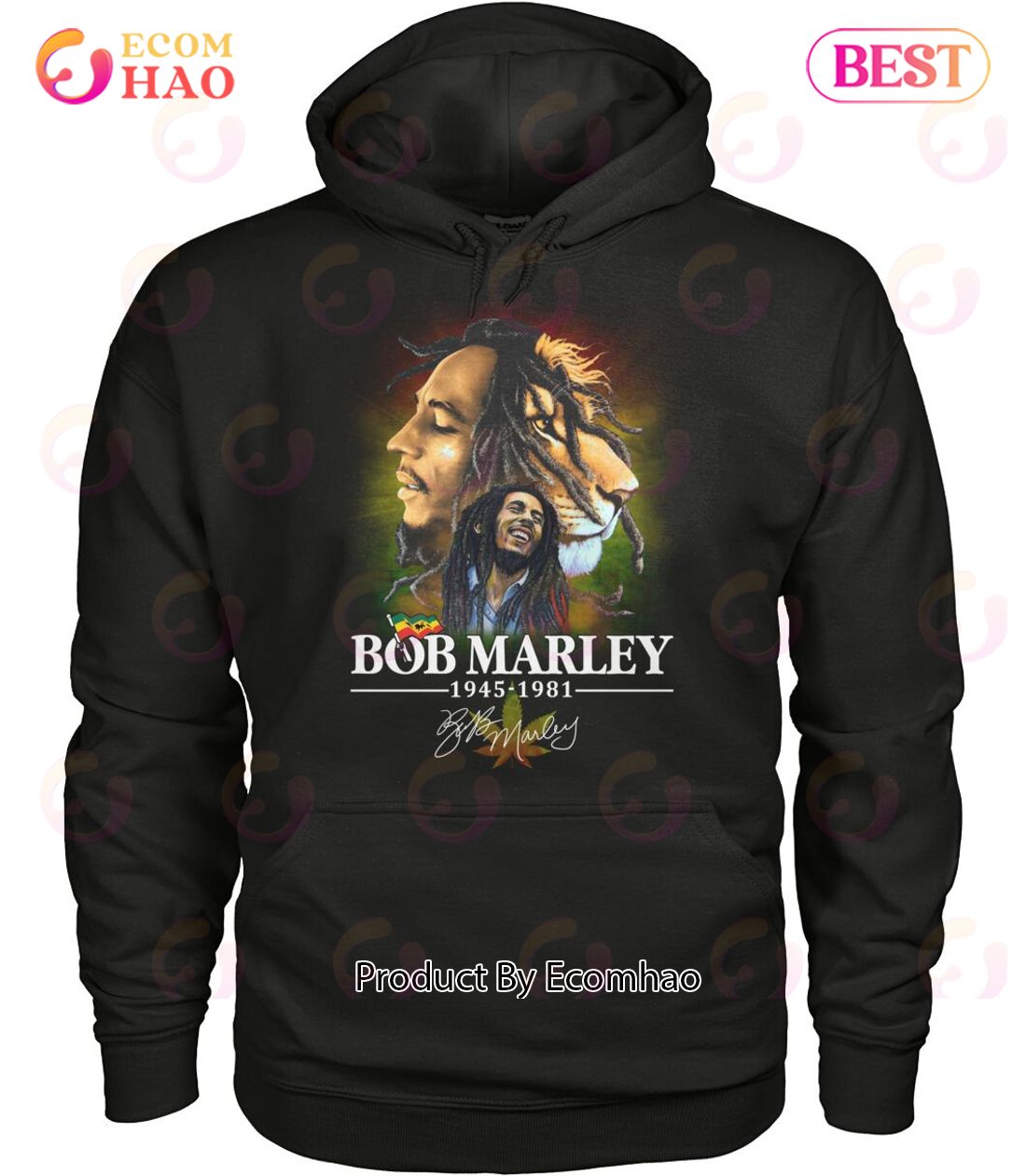 Bob Marley 1945 – 1981 Signature T-Shirt