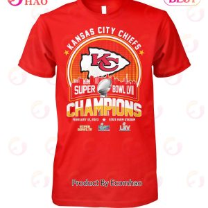 Kansas City Chiefs Super Bowl LVII Champions February 12, 2023 State Farm Stadium T-Shirt