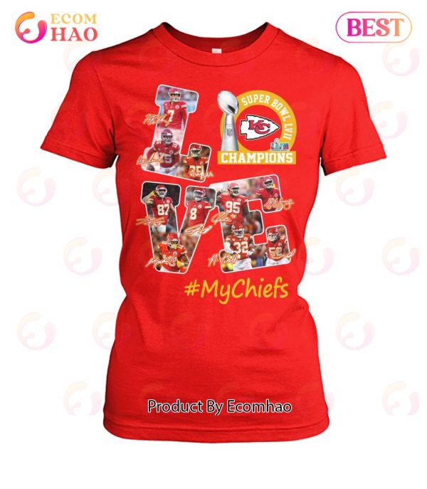 Kansas City Chiefs Super Bowl LVII Champions Love MyChiefs T-Shirt