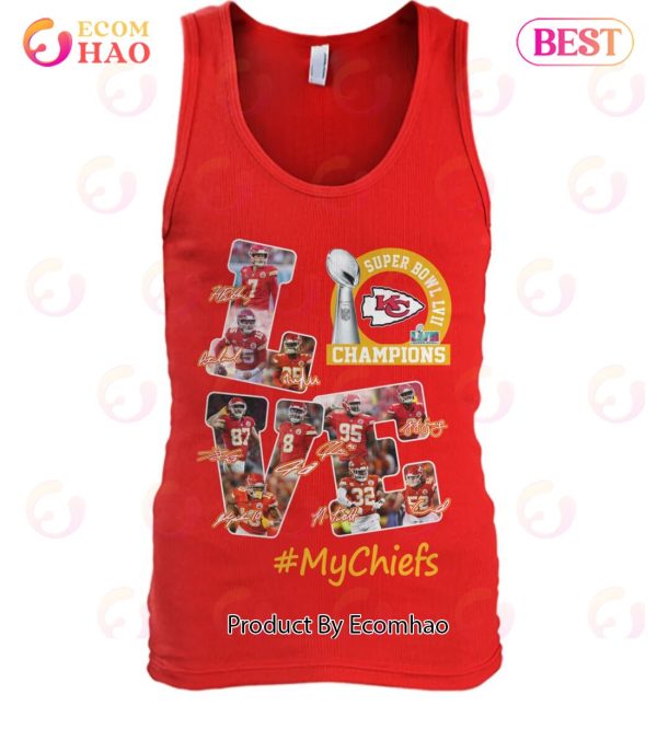 Kansas City Chiefs Super Bowl LVII Champions Love MyChiefs T-Shirt