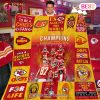 Kansas City Chiefs World Champions Chiefs Kingdom Quilt, Fleece Blanket, Sherpa Fleece Blanket Kansas City Chiefs World Champions Chiefs Kingdom Quilt, Fleece Blanket, Sherpa Fleece Blanket