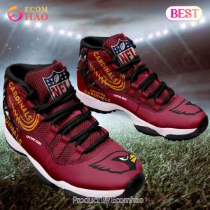 NFL Arizona Cardinals Personalized Custom Name Air Jordan 11 Sneaker, Shoes