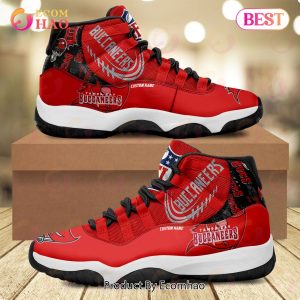NFL Tampa Bay Buccaneers Personalized Custom Name Air Jordan 11 Sneaker, Shoes
