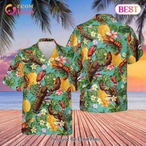 Lobster Tropical Hawaiian Shirt