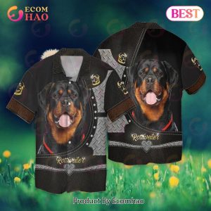 Love Rottweiler Dog Hawaiian Shirt