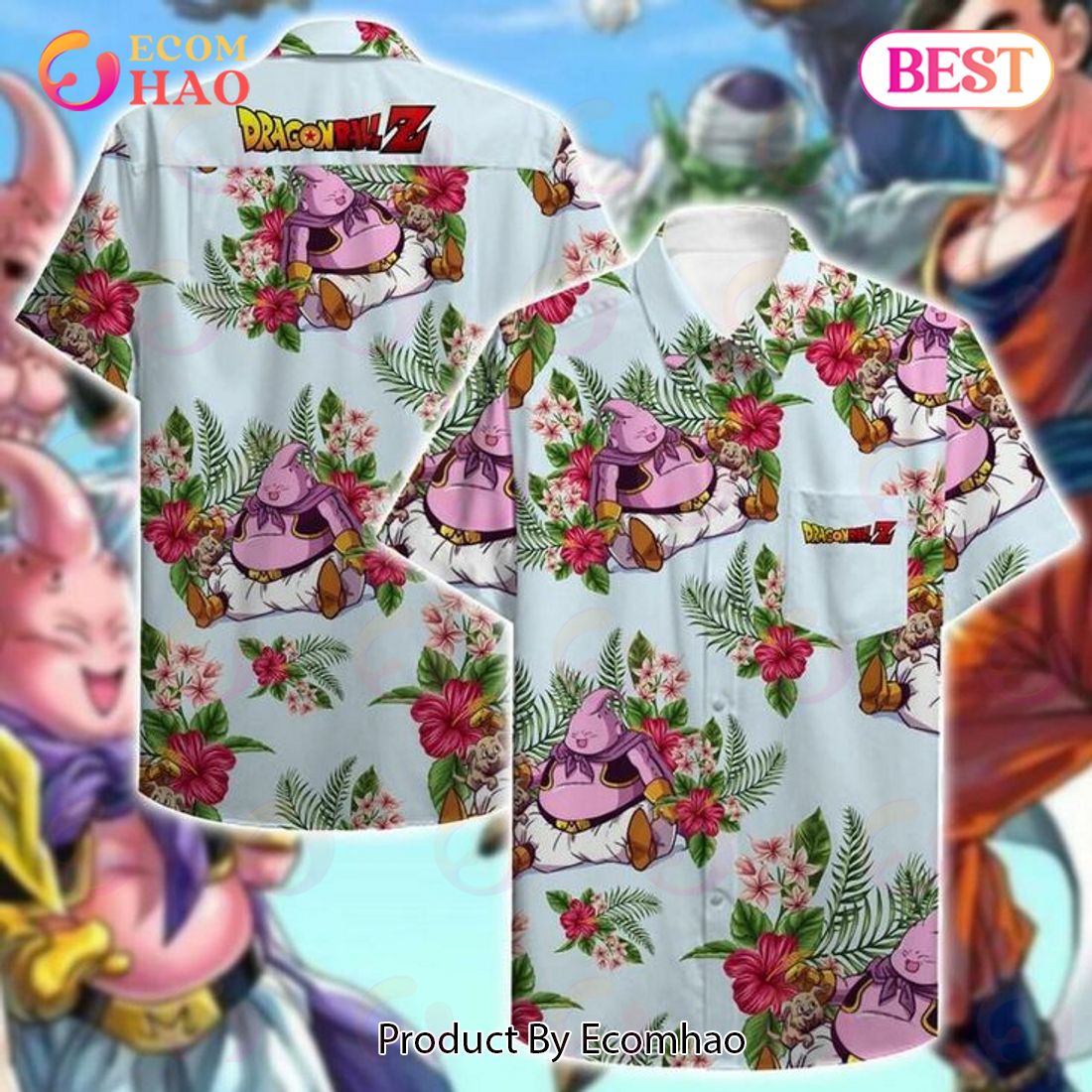 Majin Buu Dragon Ball Z Hawaiian Shirt