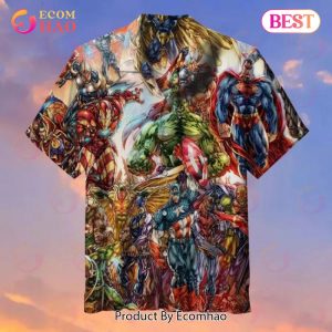 Marvel Universe Movie Superheroes Hawaiian Shirt