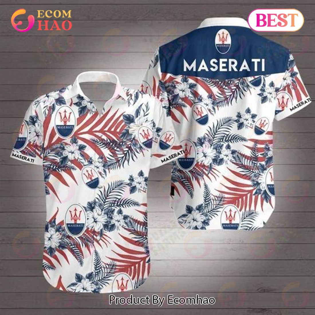 Maserati Hawaiian Shirt