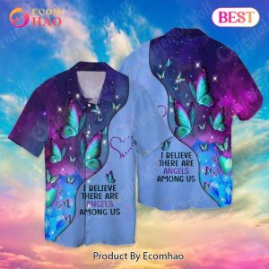 Memorial Day Butterfly I Believe There Are Angels Among Us Hawaiian Shirt