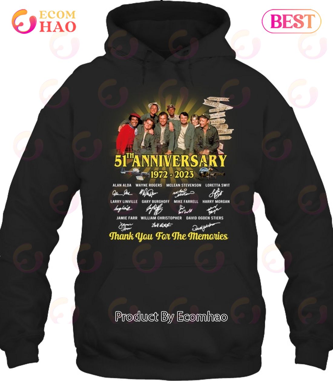 MASH Thank You For The Memories 51th Anniversary 1972 – 2023 T-Shirt