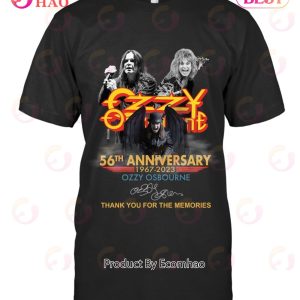 Thank You For The Memories Ozz 56th Anniversary 1967 – 2023 T-Shirt