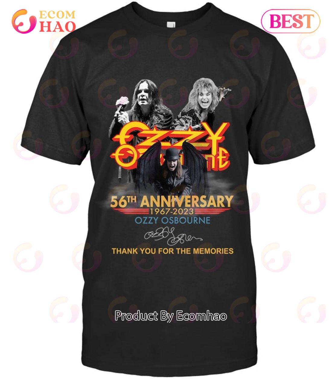 Thank You For The Memories Ozz 56th Anniversary 1967 – 2023 T-Shirt