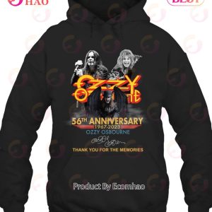 Thank You For The Memories Ozz 56th Anniversary 1967 – 2023 T-Shirt