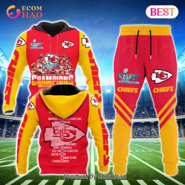 NFL Kansas City Chiefs  Super Bowl Champions 3D Hoodie, Jogger