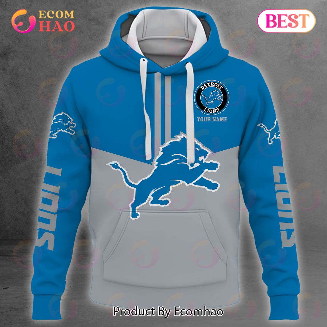 Custom name NFL Detroit Lions Football Sport Hoodie, Sweater & Jogger